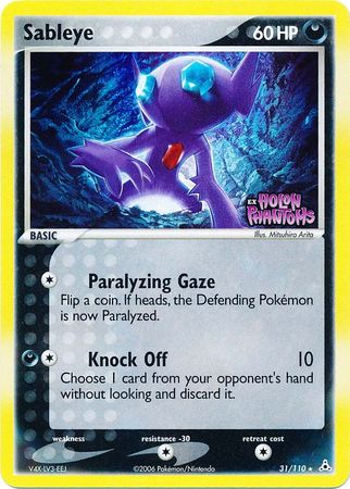 Sableye (31/110) (Stamped) [EX: Holon Phantoms] | Event Horizon Hobbies CA