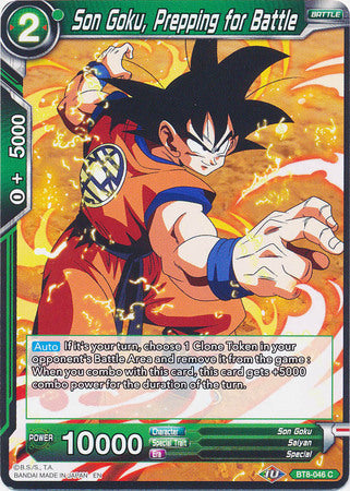 Son Goku, Prepping for Battle (BT8-046) [Malicious Machinations] | Event Horizon Hobbies CA