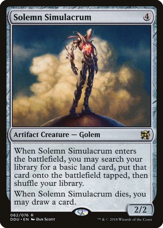 Solemn Simulacrum [Duel Decks: Elves vs. Inventors] | Event Horizon Hobbies CA