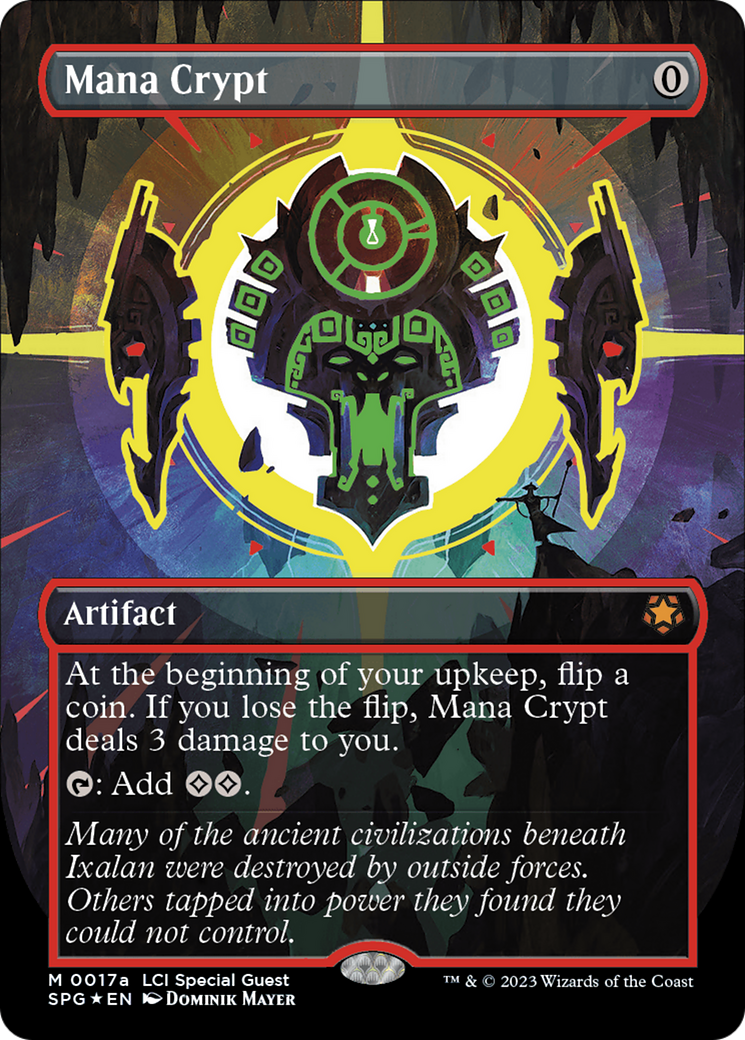 Mana Crypt (0017a) (Borderless) [The Lost Caverns of Ixalan Special Guests] | Event Horizon Hobbies CA