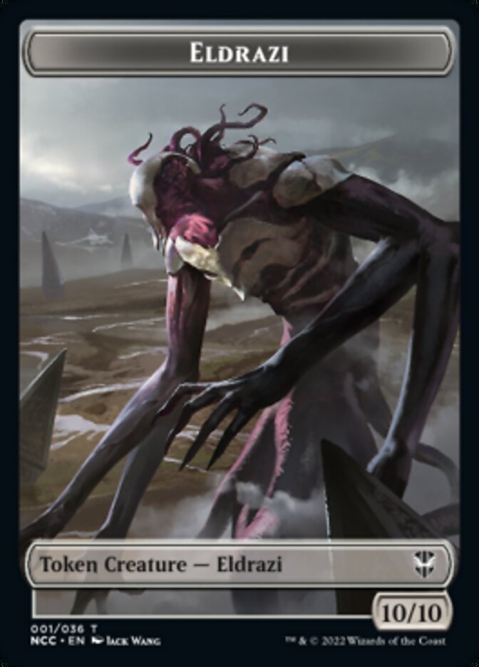 Eldrazi // Human Soldier Double-sided Token [Streets of New Capenna Commander Tokens] | Event Horizon Hobbies CA