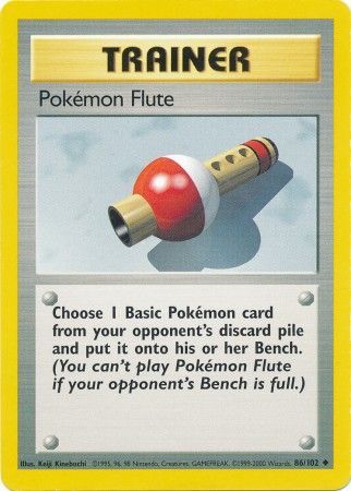 Pokemon Flute (86/102) [Base Set Unlimited] | Event Horizon Hobbies CA