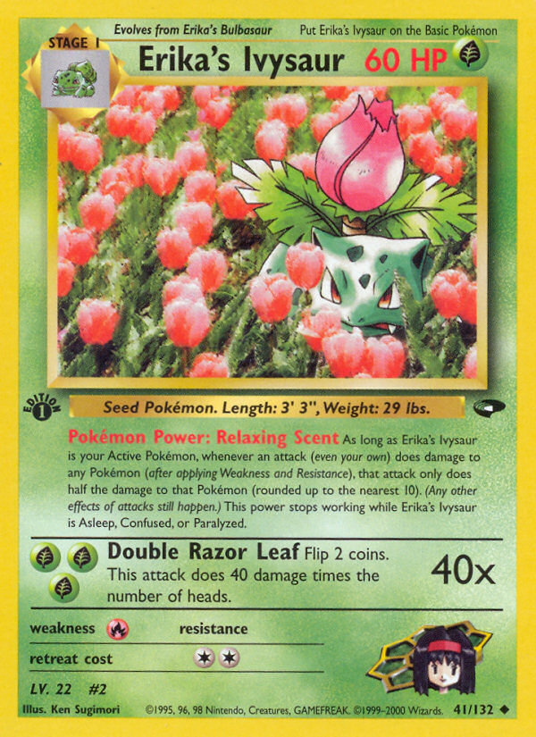 Erika's Ivysaur (41/132) [Gym Challenge 1st Edition] | Event Horizon Hobbies CA