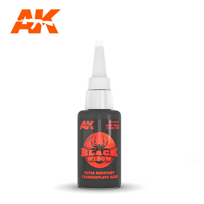 AK Interactive Black Widow Ultra Resistant Cyanoacrylic Glue