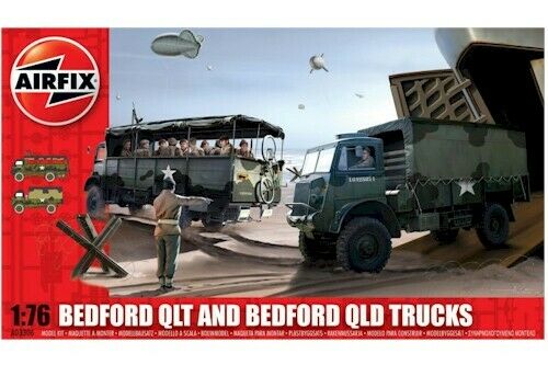 Airfix Bedford QLT and Bedford QLD Trucks