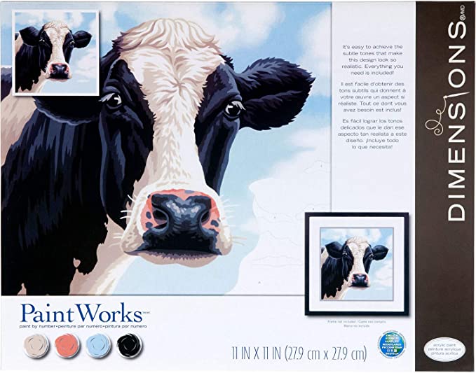 PaintWorks - Paint By Numbers - Cow