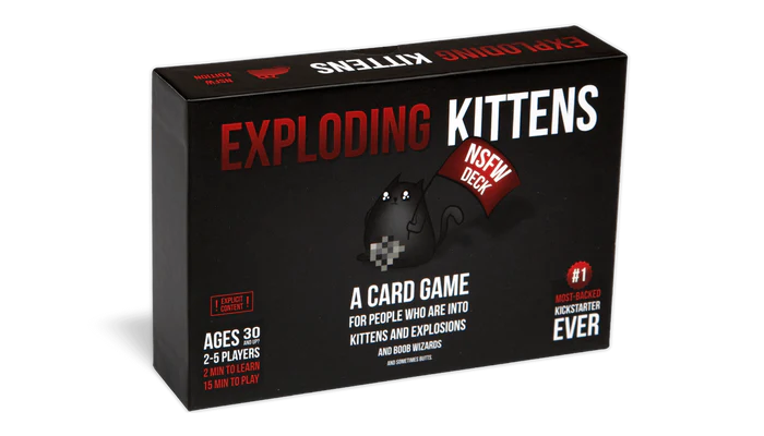 Board Games - Exploding Kittens - NSFW Edition