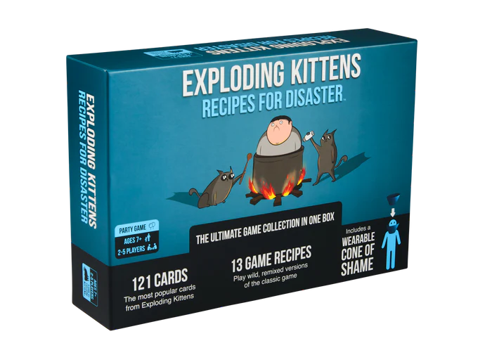 Board Game - Exploding Kittens - Recipes for Disaster