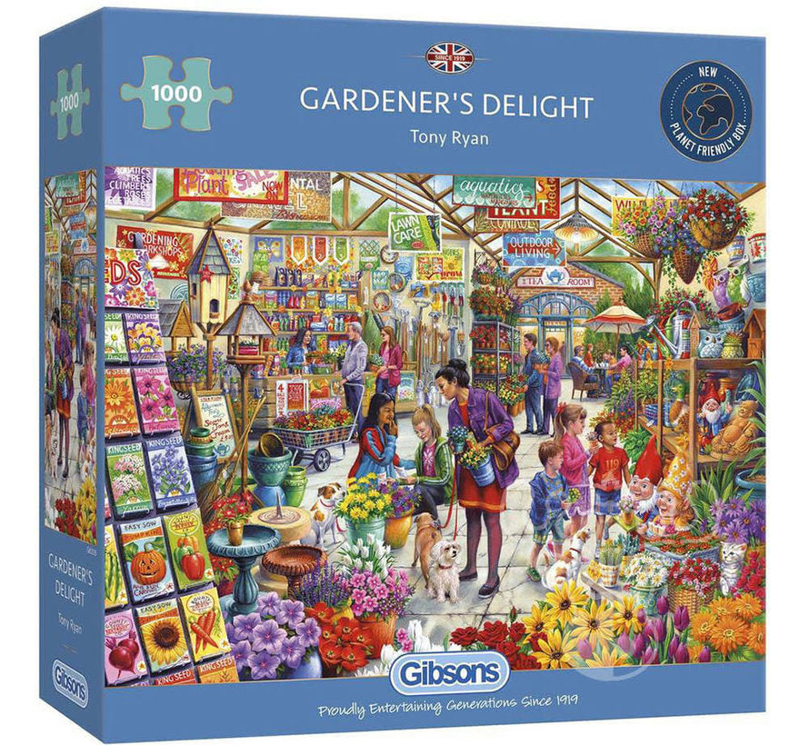 Jigsaw Puzzles - Gibsons - Gardener's Delight | Event Horizon Hobbies CA