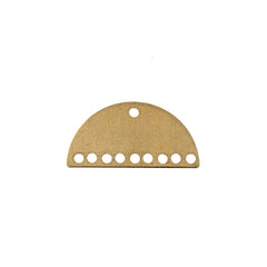 Beading - Earring - Pendant Half-Moon Semicircle (Copper) | Event Horizon Hobbies CA