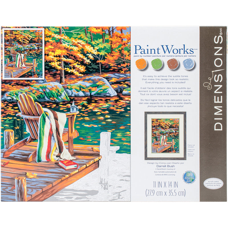 PaintWorks - Paint by Numbers - Golden Pond