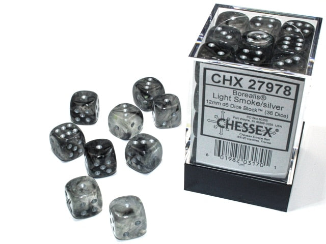 Dice - Chessex - 12mm D6 (36pc) - Borealis