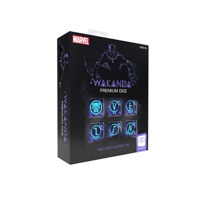 Board Games - Marvel - Wakanda Premium Dice | Event Horizon Hobbies CA