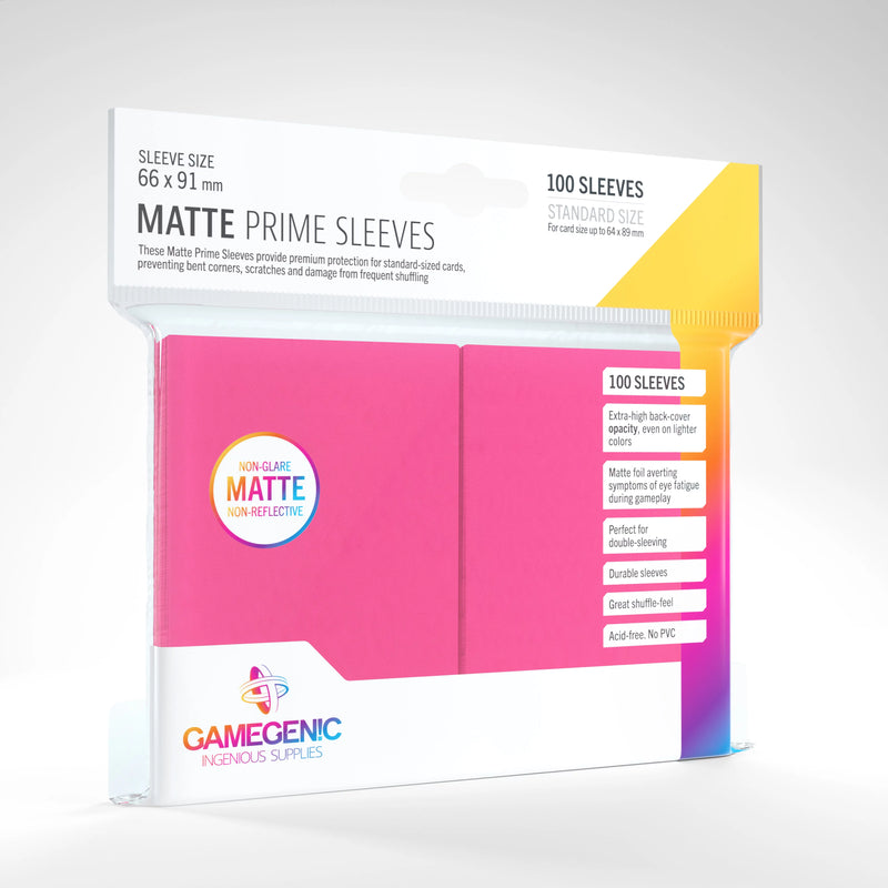 Sleeves  - Gamegenic - MATTE Prime Sleeves (100ct)