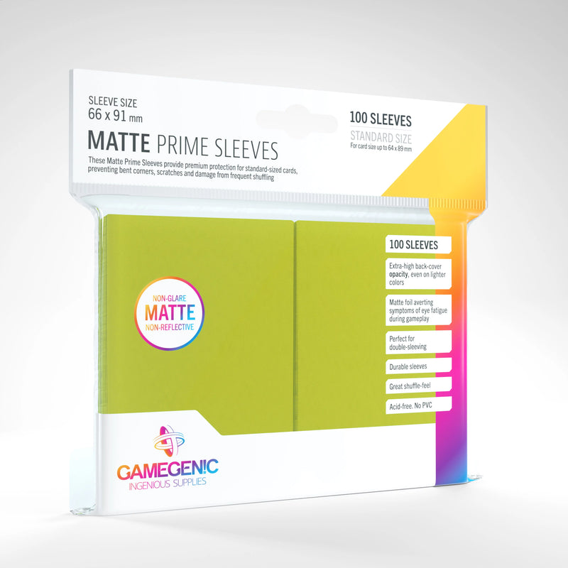 Sleeves  - Gamegenic - MATTE Prime Sleeves (100ct)