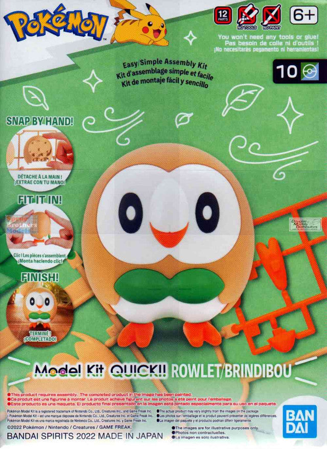 Model Kit - Bandai - Pokemon - Rowlet/Brindibou