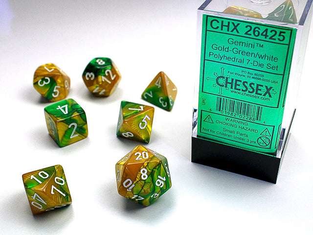 Dice - Chessex - Polyhedral (7pc) - Gemini