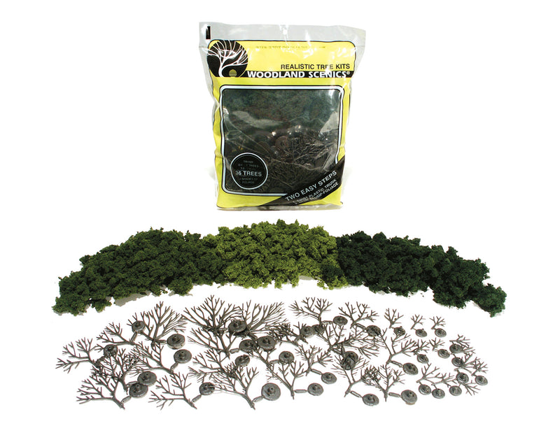 Realistic Tree Kits 5 - 7" Deciduous