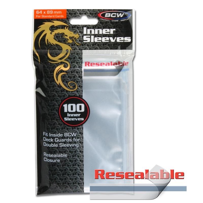 Sleeves - BCW - Resealable Inner Sleeves