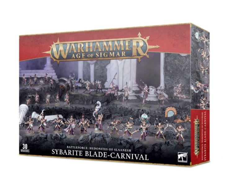 Battleforce: Hedonites of Slaanesh – Sybarite Blade-carnival | Event Horizon Hobbies CA