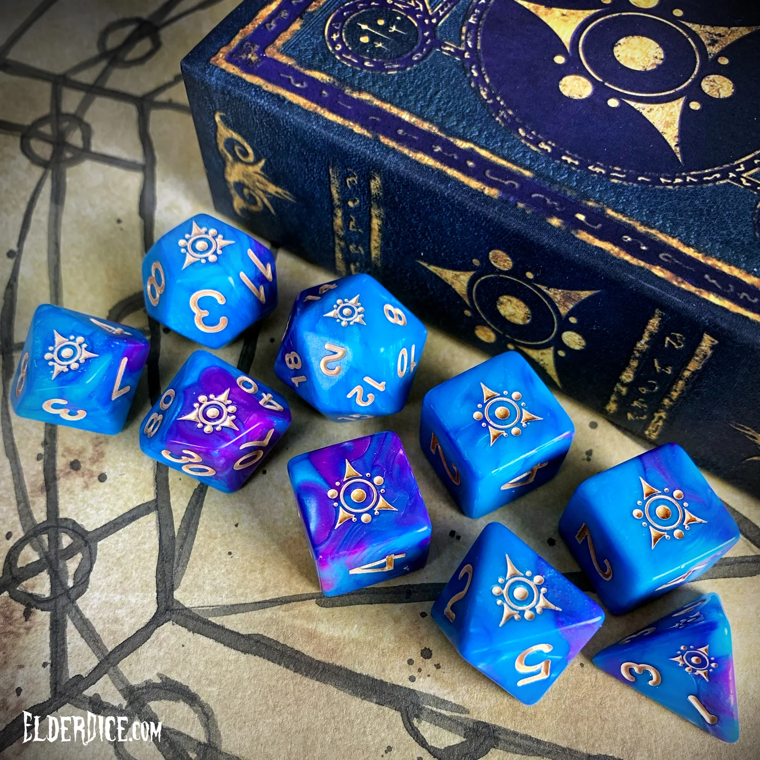 Dice - Infinite Black - Elder Dice | Event Horizon Hobbies CA