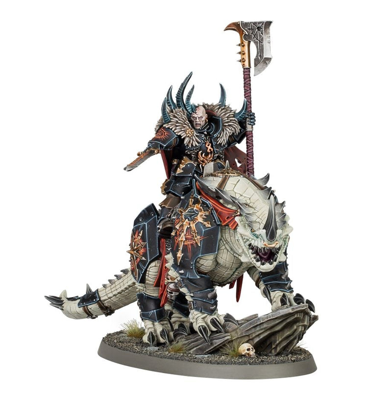 AOS - Slaves to Darkness - Chaos Lord on Karkadrak