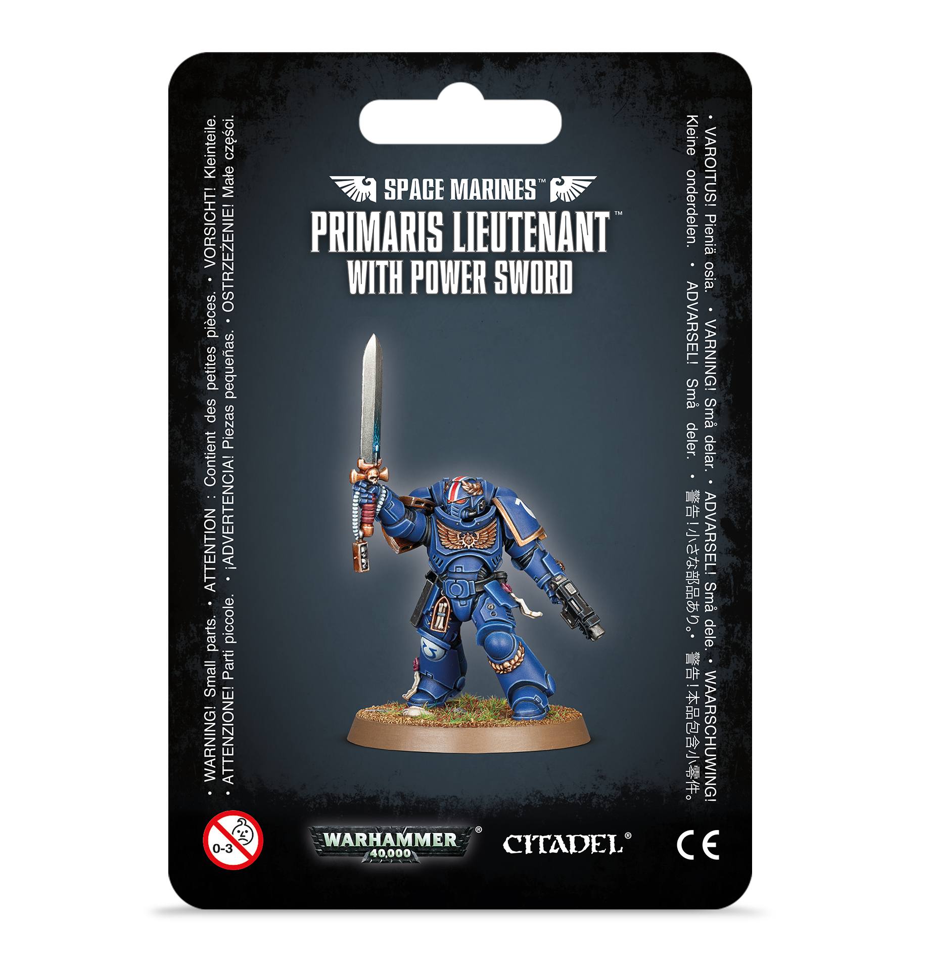 40K - Space Marines - Primaris Lieutenant with Power Sword | Event Horizon Hobbies CA