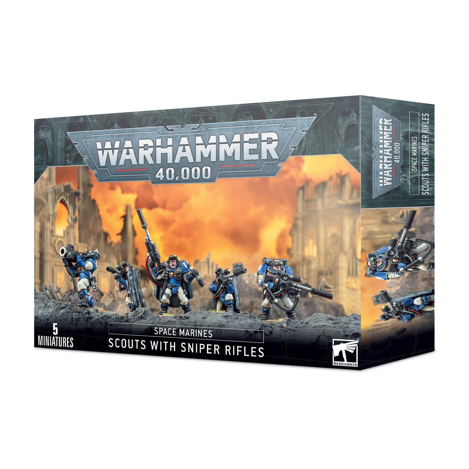 Space Marines: Scouts With Sniper Rifles | Event Horizon Hobbies CA