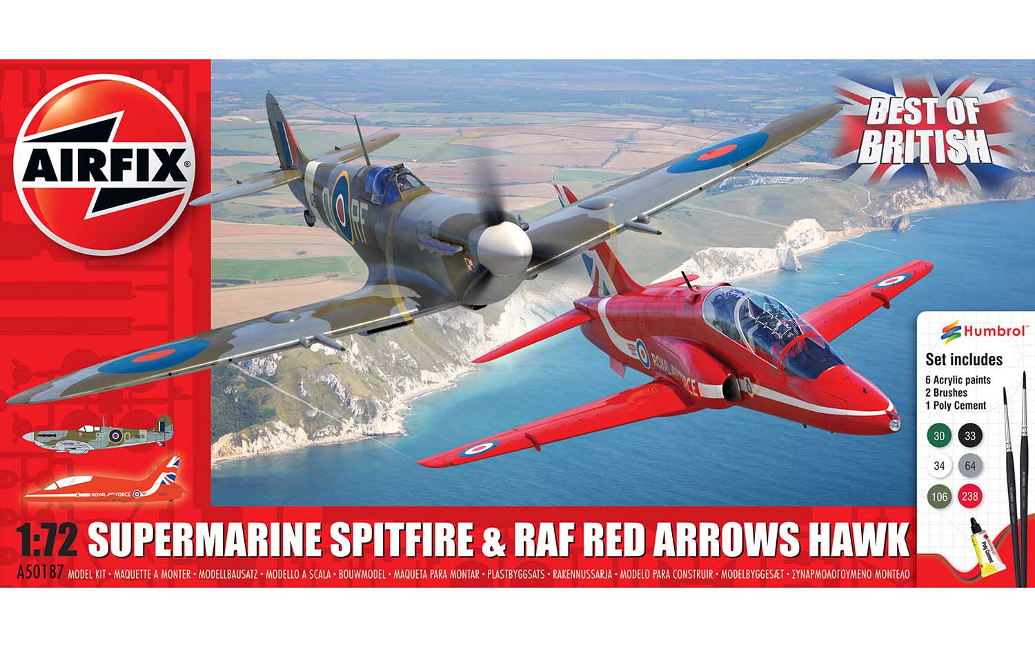 Supermarine Spitfire & RAF Red Arrows Hawk | Event Horizon Hobbies CA