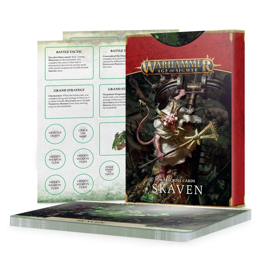 AOS - Warscroll Cards (Eng) - Skaven | Event Horizon Hobbies CA