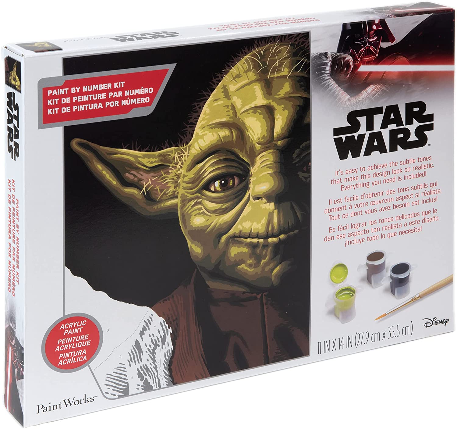 PaintWorks - Paint By Numbers - Yoda | Event Horizon Hobbies CA