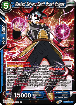 Masked Saiyan, Spirit Boost Enigma (Starter Deck - Darkness Reborn) (SD16-04) [Cross Spirits] | Event Horizon Hobbies CA