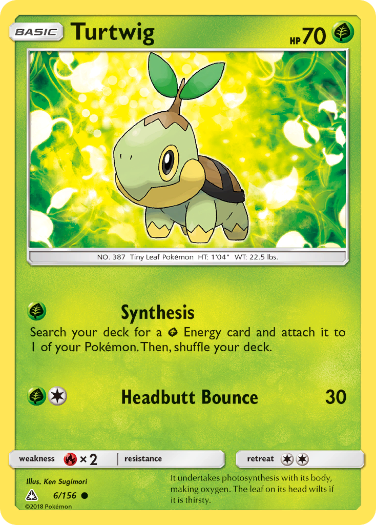 Turtwig (6/156) [Sun & Moon: Ultra Prism] | Event Horizon Hobbies CA