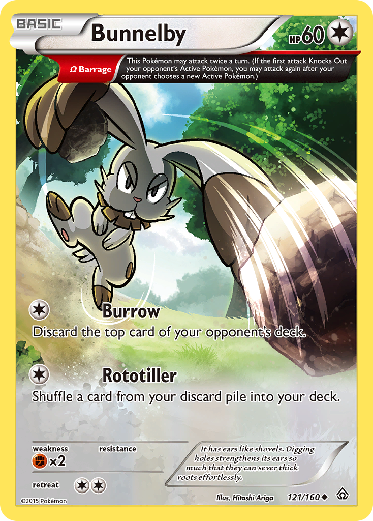 Bunnelby (121/160) [XY: Primal Clash] | Event Horizon Hobbies CA