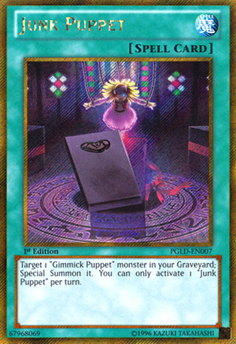 Junk Puppet [PGLD-EN007] Gold Secret Rare | Event Horizon Hobbies CA