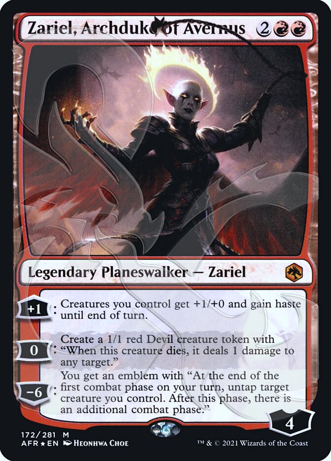 Zariel, Archduke of Avernus (Ampersand Promo) [Dungeons & Dragons: Adventures in the Forgotten Realms Promos] | Event Horizon Hobbies CA