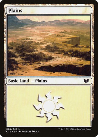 Plains (326) [Commander 2015] | Event Horizon Hobbies CA