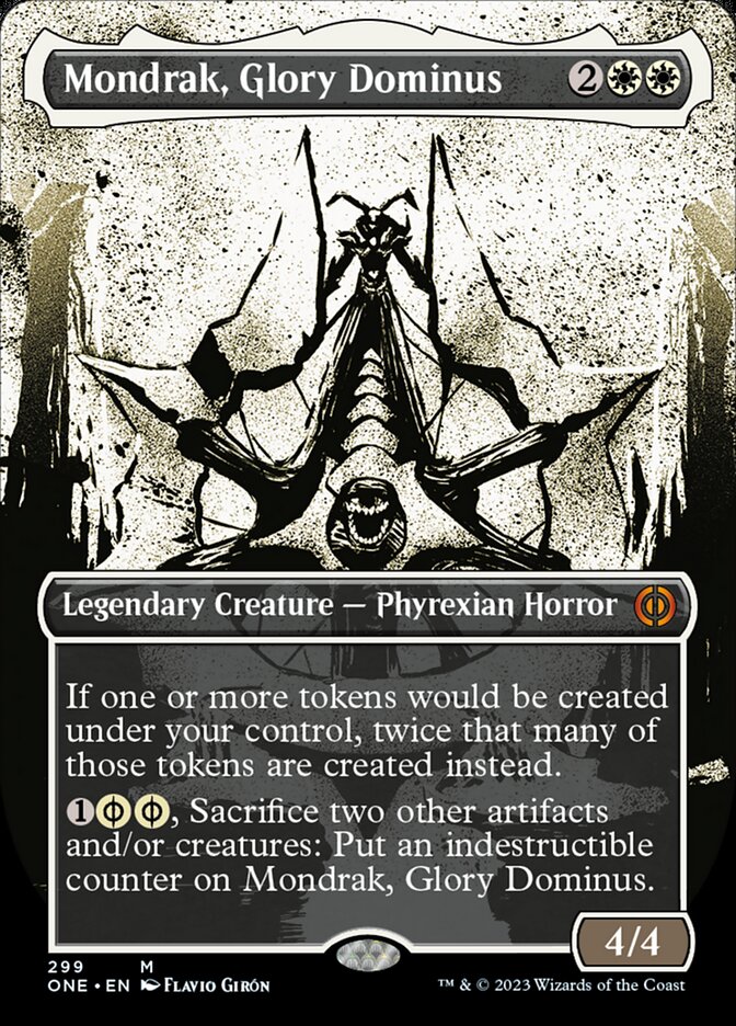 Mondrak, Glory Dominus (Borderless Ichor) [Phyrexia: All Will Be One] | Event Horizon Hobbies CA