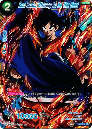 Son Goku, Striving to be the Best (TB3-021) [Clash of Fates] | Event Horizon Hobbies CA