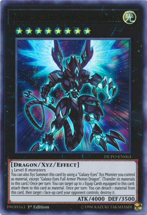 Galaxy-Eyes Full Armor Photon Dragon [DUPO-EN063] Ultra Rare | Event Horizon Hobbies CA