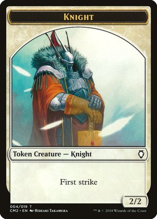 Knight Token [Commander Anthology Volume II Tokens] | Event Horizon Hobbies CA