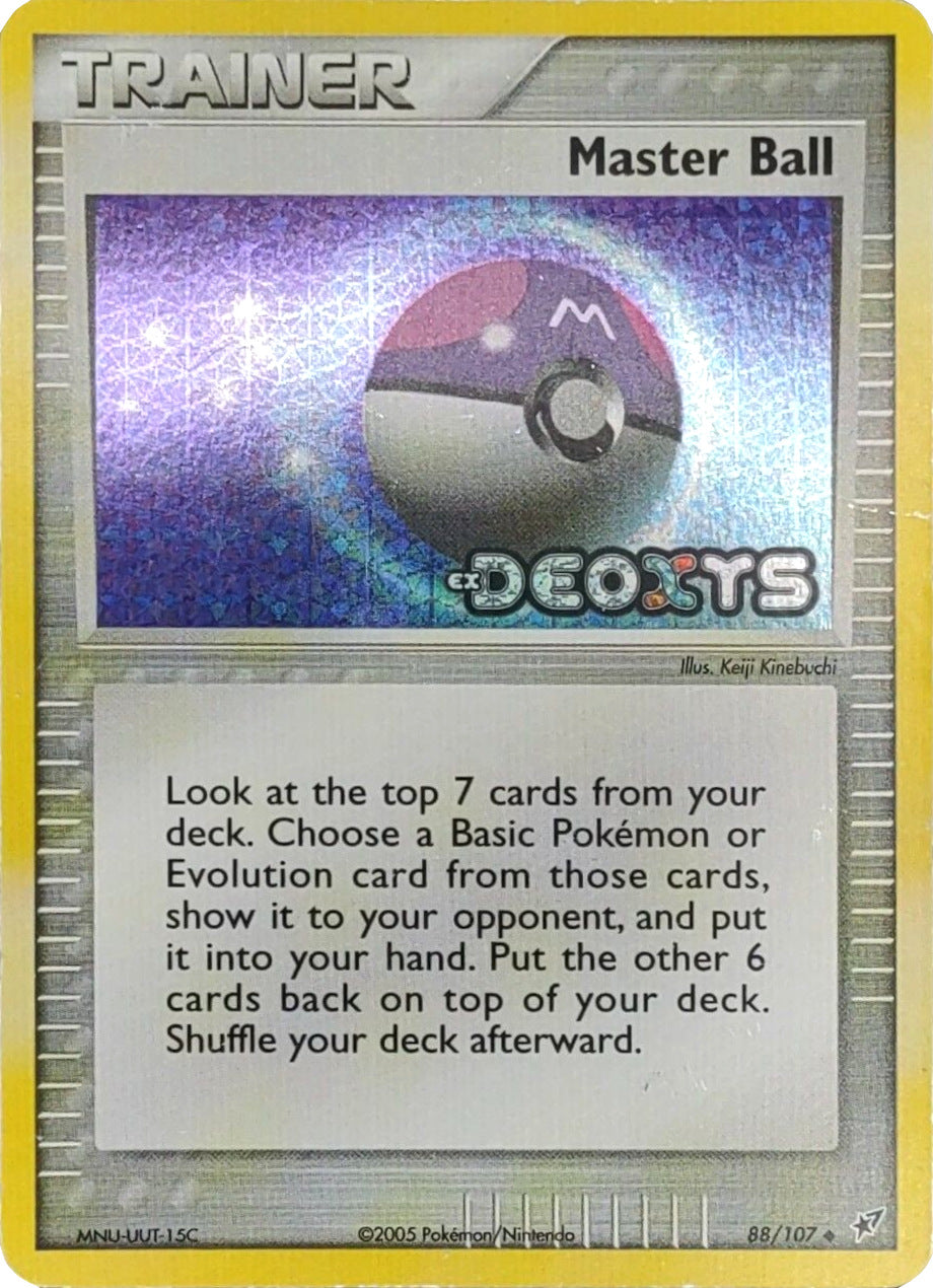 Master Ball (88/107) (Stamped) [EX: Deoxys] | Event Horizon Hobbies CA