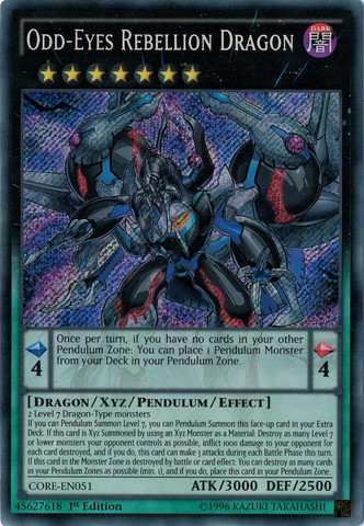 Odd-Eyes Rebellion Dragon [CORE-EN051] Secret Rare | Event Horizon Hobbies CA