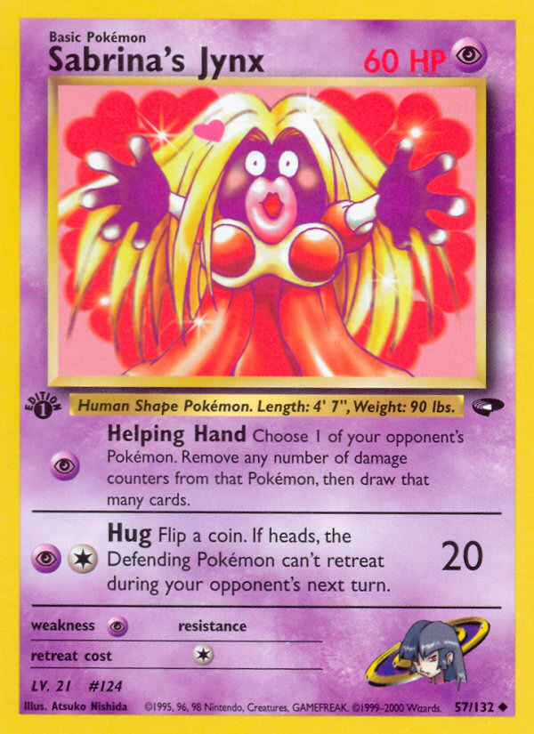 Sabrina's Jynx (57/132) [Gym Challenge 1st Edition] | Event Horizon Hobbies CA