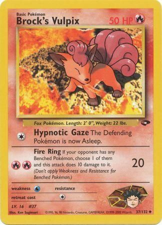 Brock's Vulpix (37/132) [Gym Challenge Unlimited] | Event Horizon Hobbies CA