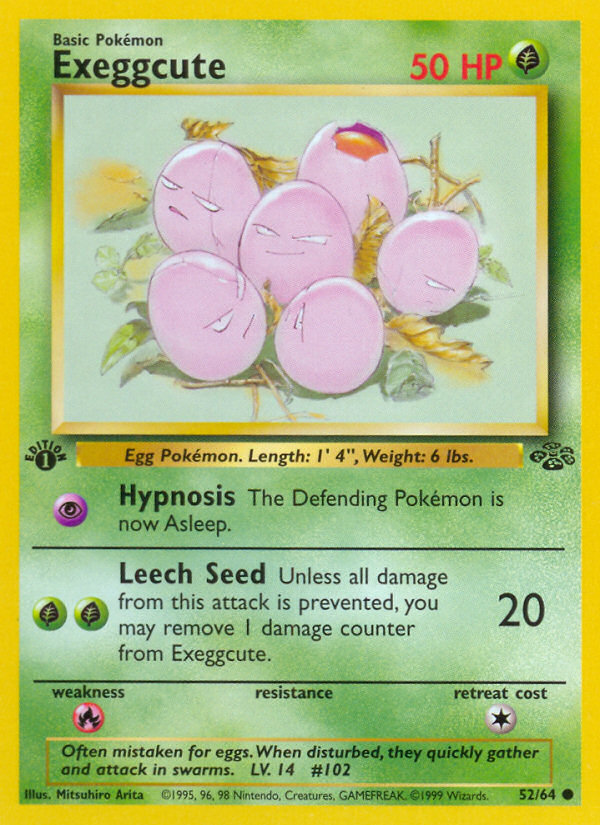 Exeggcute (52/64) [Jungle 1st Edition] | Event Horizon Hobbies CA