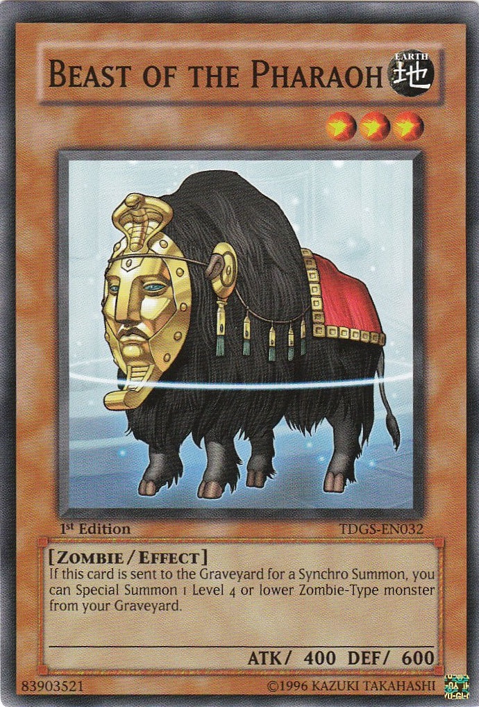 Beast of the Pharaoh [TDGS-EN032] Common | Event Horizon Hobbies CA