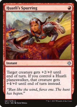 Huatli's Spurring [Ixalan] | Event Horizon Hobbies CA