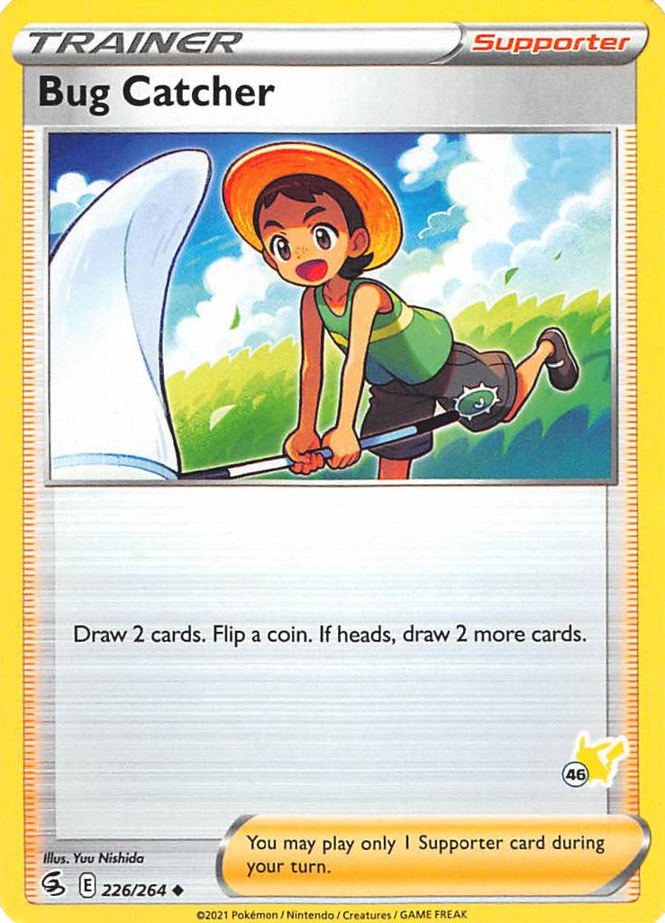 Bug Catcher (226/264) (Pikachu Stamp #46) [Battle Academy 2022] | Event Horizon Hobbies CA