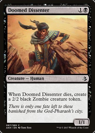 Doomed Dissenter [Amonkhet] | Event Horizon Hobbies CA